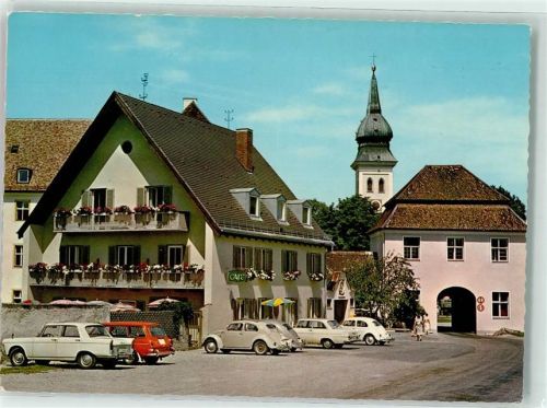 Rottenbuch Gasthaus Cafe am Tor Haus Garni VW Käfer VW Variant Kombi