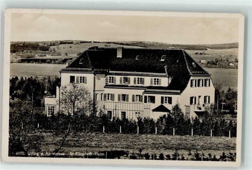 Utting St. Elisabeth-Heim Bahnpost Augsburg-Weilheim Zug 1180