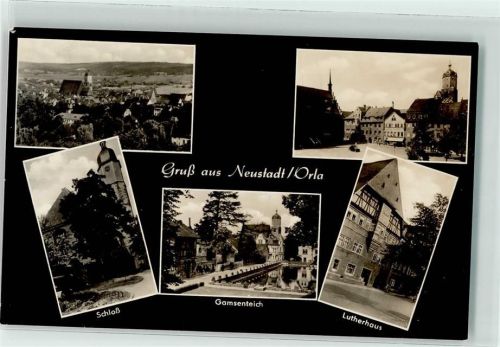 Neustadt Schloß Gamsenteich Lutherhaus Marktplatz