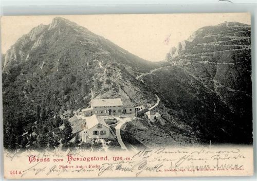 Herzogstand 1903 Herzogstandhaus Gasthaus