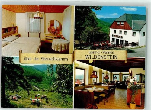 Presseck Gasthaus Pension Wildenstein über der Steinachklamm