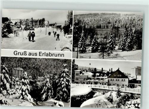 08359 O9431 Erlabrunn , Erzgeb - Bergarbeiterkrankenhaus Dr. Georg Benjamin Blick zum Hochhaus Täumerhaus