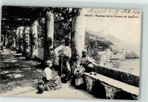 84011 Amalfi 1919 - Panorama dall`ex Convento dei Cappuccini