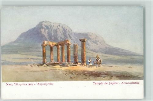 Korinth Corinth - Tempel von Jupiter Acrocorinthe