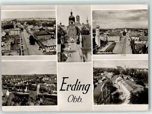 Erding Marktplatz Schöner Turm