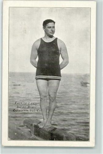 Marine Taucher Everett Adargo Native Diver, Catalina Island , Cal.