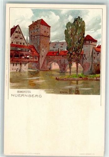 Nürnberg 1898 Henkersteg, Velten Verlag Nr. 108 AK