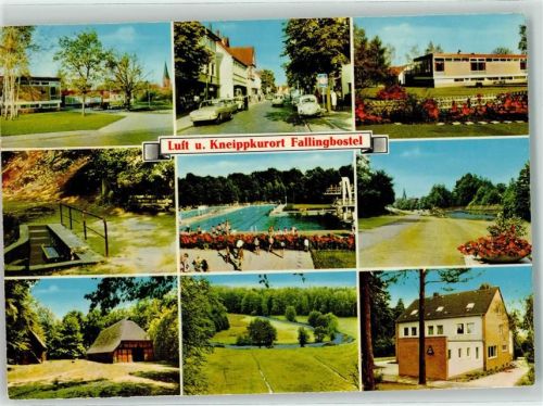 29683 W3032 Fallingbostel - Schwimmbad Scheune Schule Park
