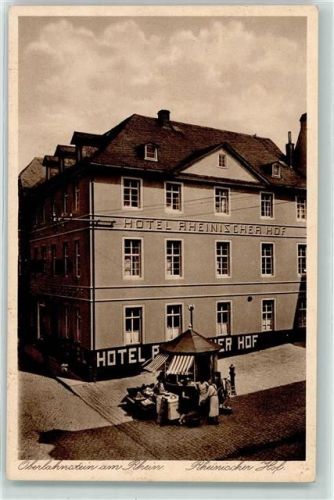 56112 W5427 Oberlahnstein - Hotel Rheinischer Hof Verkaufspavillion