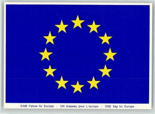 Eine Fahne für Europa - AK