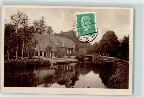 49356 W2840 Diepholz - Gasthaus-Pension Stadt Osnabrück Garten Bootsanlegestelle