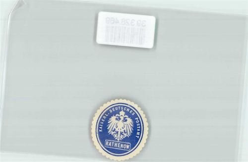 Rathenow Postwesen Kaiserl. Deutsches Postamt Rathenow