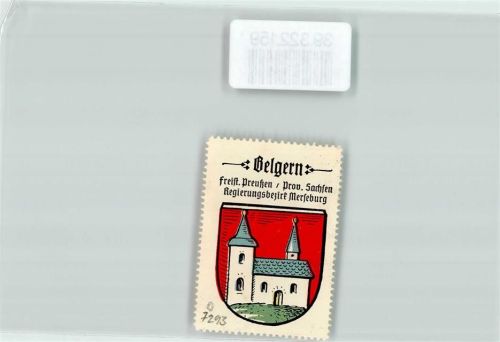 Belgern Vignette Wappen Freist. Preußen Prov. Sachsen Regierungsbezirk Merseburg