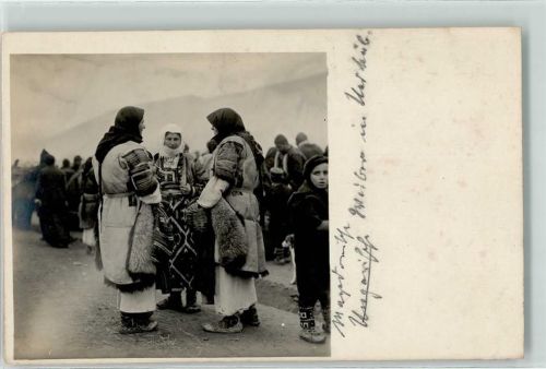 Skopje 1917 Tracht Ort handschriftlich