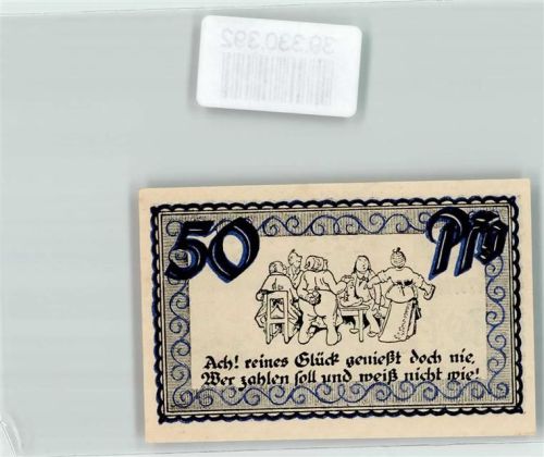 Stolzenau 1921 Notgeld Kreis Stolzenau Weser 50 Pfennig Altes Schloss jetzt Kreishaus