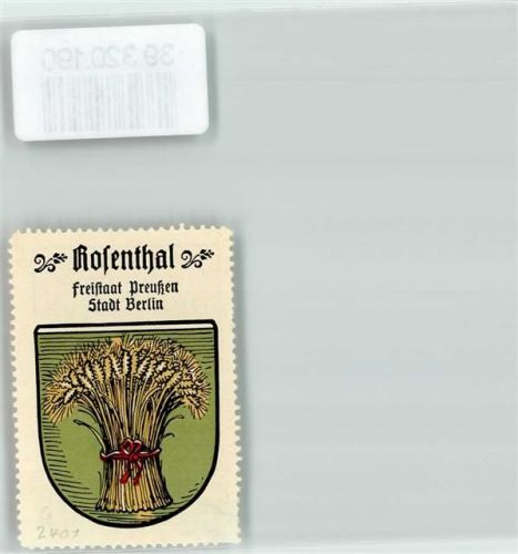 Rosenthal Wappen Kaffee Hag Nr. 24 Getreidegarbe
