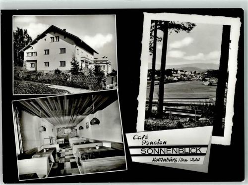 94262 W8371 Kollnburg - Cafe-Pension Sonnenblick Gastraum Aussichtsplatz