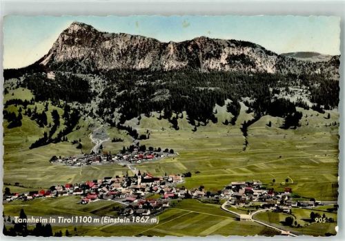 Tannheim Tirol 1100 m Einstein 1867 m Kirche