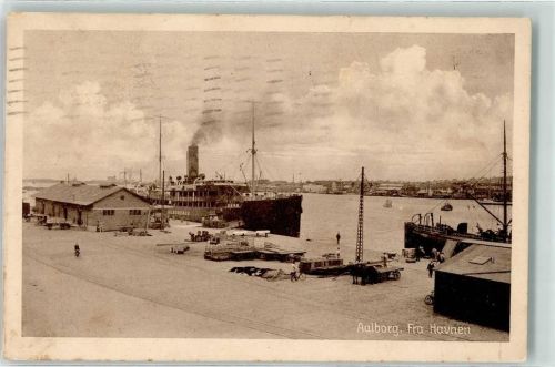 Aalborg - Fra Havnen Dampfer