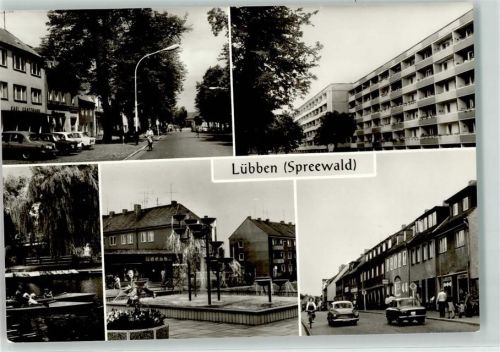 15907 O7550 Lübben - Breite Straße Lindenstraße Hauptstraße Gubener Straße