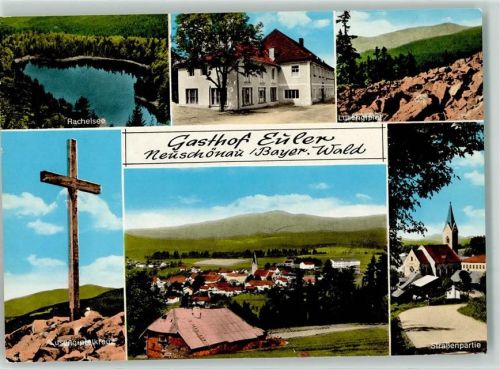 Neuschönau Gasthof Euler Gasthaus Pension Kirche Luisengipfel Rachelsee Kreuz Straße