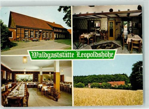 Nottuln Gasthaus Leopoldshöhe Saal Gastraum Getreidefeld