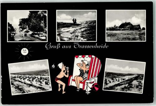 17449 O2233 Trassenheide - Strand Strandkorb