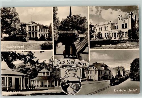 Bad Doberan Eisenmoorbad Klostertor Kleinbahn Molly Handwerker-Genossenschaftsheim