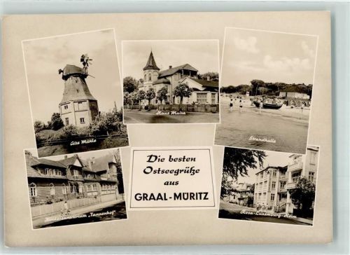 Seeheilbad Graal-Müritz Alte Mühle Kindersanatorium Tannenhof Strandhalle Haus Malta