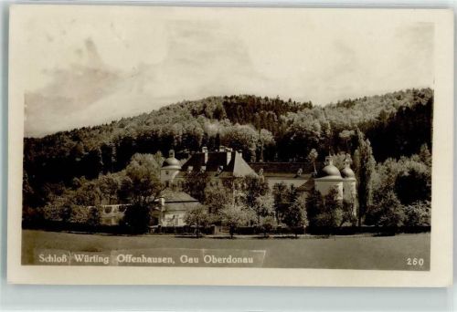 4625 Offenhausen Foto AK Schloss Würting Gau Oberdonau