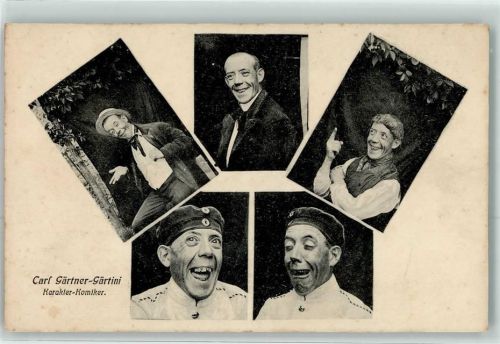 Karakter Komiker Carl Gärtner-Gärtini Theaterschauspieler