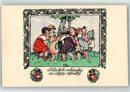 Serie 17 Nr. 7 Verlag B. Kocl - Kinderreigen