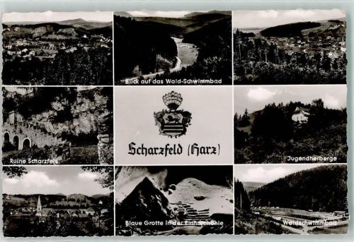 Scharzfeld Ruine Scharzfels Blaue Grotte Waldschwimmbad Jugendherberge
