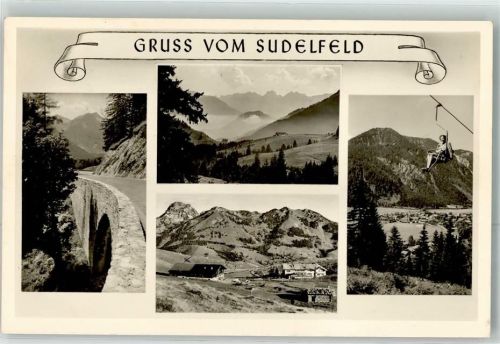 Sudelfeld Sessellift Paßstraße Bahnpoststempel Hüttenstempel