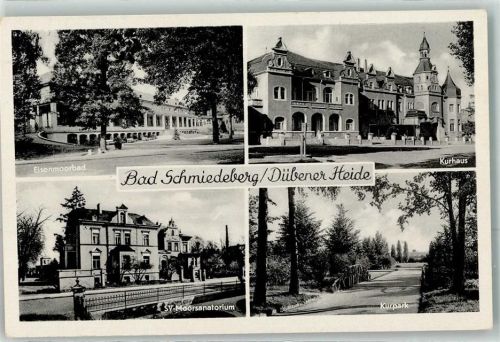 06905 O4603 Bad Schmiedeberg - Dübener Heide Kurhaus Eisenmoorbad SV-Moorsanatorium
