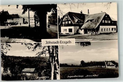 09477 O9308 Jöhstadt - Karl Marx-Platz Berghof Raumühle JH Bruno Kühn