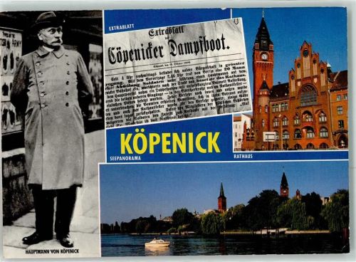 Köpenick Rathaus Zeitungsausschnitt Extrablatt Seepanorama