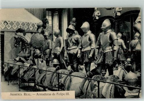 Rüstungen von Felipe III Armeria Real Adel Spanien