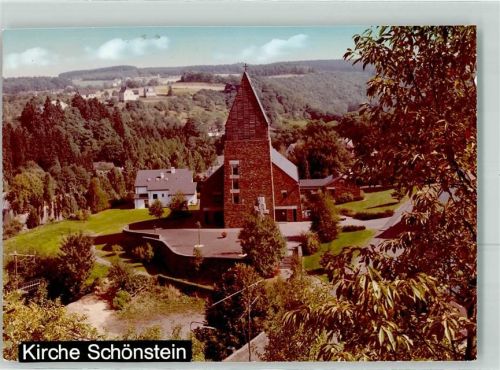 Schönstein Kirche Schönstein Ort handschriftlich