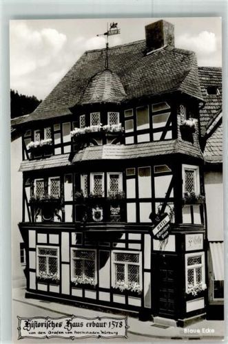 Adenau Gasthaus Historische Haus Blaue Ecke