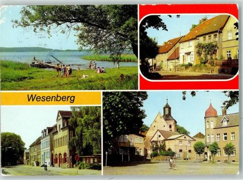 Wesenberg Woblitzsee Am Markt Mittelstraße Wesenberg