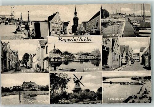 Kappeln Windmühle Jugendherberge Schmiederstraße Segelhafen