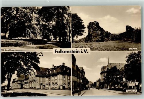 Falkenstein Schloßfelsen Bahnhof Hauptstraße Lochstein