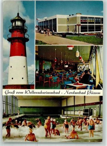 25761 W2242 Büsum - Leuchtturm Wellenbad