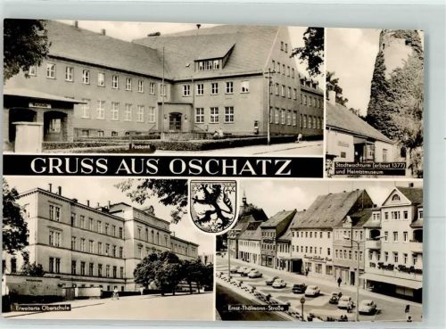 Oschatz Ernst Thälmann-Straße Stadtwachturm Postamt