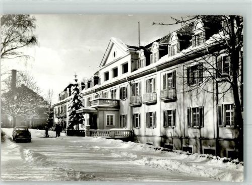 08648 O9932 Bad Brambach - Winter Vogtland-Haus Oldtimer
