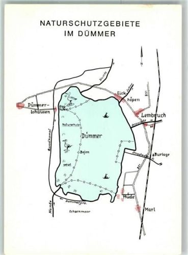 Lembruch Naturschutzgebiete Landkarte