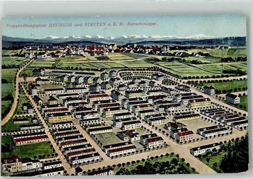 Stetten 1915 Truppenübungsplatz Barackenlager Feldpost