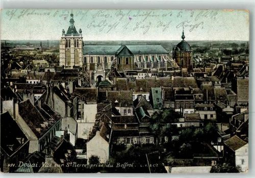 Douai Blick zur Kirche St. Pierre