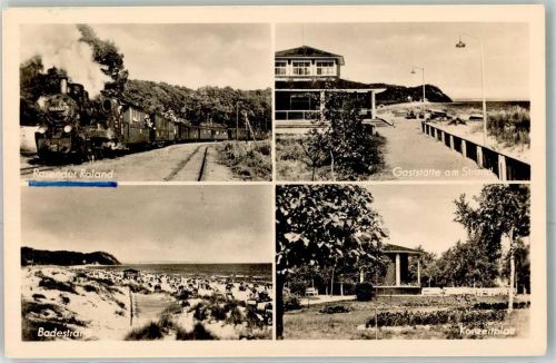 Baabe Rasender Roland Gasthaus am Strand Konzertplatz